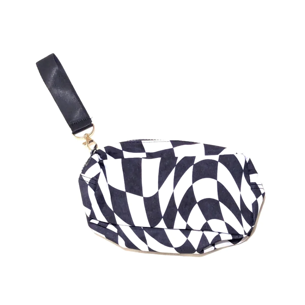 Retro | Funky | Checkered | Clutch | Pouch | Organizer | Beauty | Edgy | Trendy